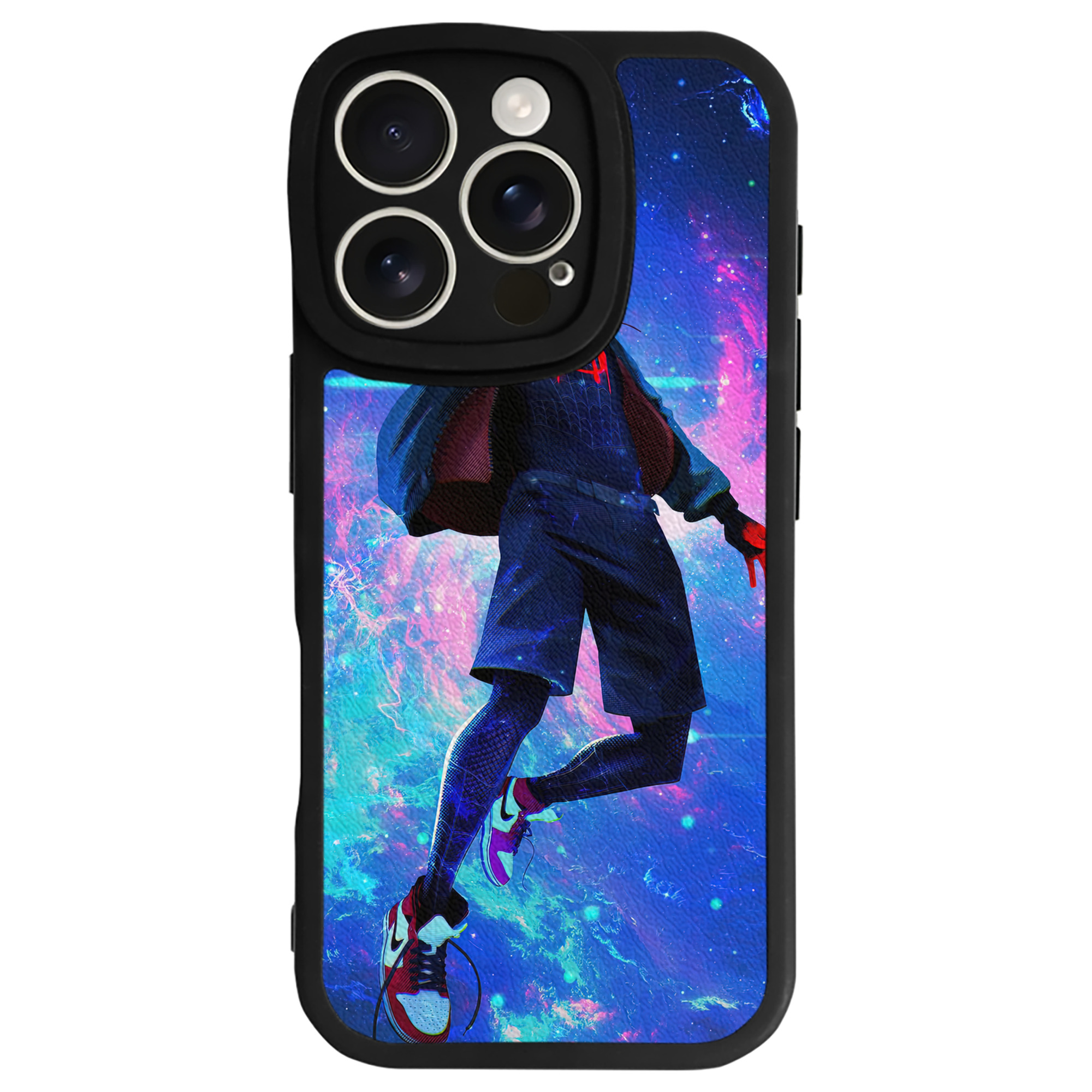 Spider Man スパイダーマン 【iPhone 16シリーズ対応】シリコンスマホケース（レザー調） 材質：シリコン